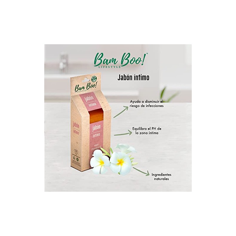 Jabón Artesanal Íntimo Regulador PH 100 g Bam Boo! Lifestyle