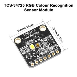 TCS-34725 RGB Light Colour Module AYWHP 3 Pieces RGB Light Colour Sensor Colour Detection Sensor Colour Meter Photoelectric Sensor Compatible with Arduino