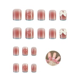 Gel Nail Curing Type, Gel Nail Seal Hardening Type, Nail Reinforcement Protection, Nail Tip, Hand, For Office Commutes, Simple, Gel Nail Seals, 24 Pieces, Water Droplets