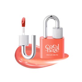 CORLAHAZE Glow Lock Jelly Tint 111 Shine 4g, Hydrating Jelly Glow Lip Stain, High-Shine, Long-Lasting Color Moisturizing Lip Enhancer with Rosehip Oil, Collectible Lock-Shaped Design, Korean Makeup