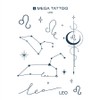 MEGA TATTOO 12 types of constellation tattoo stickers (choose 1), 1 piece, Leo Leo / MEGA TATTOO 별자리 타투스티커 12종(택1), 1개, Leo 사자자리