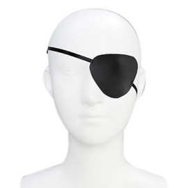 Classe Cosplay Eye Patch (for Left Eye) Black, Left and Right Option, Kimono, Costume, Halloween