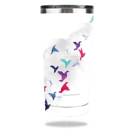 MightySkins Skin Compatible with Ozark Trail 20 oz Tumbler (2017) - Paper Birds | Protective, Durable, and Unique Vinyl Decal wrap Cover | Easy to Apply, Remove, and Change Styles | Made in The USA