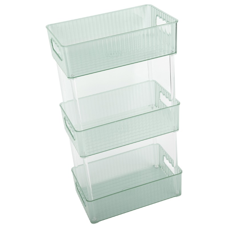 Acrylic Bathroom Storage Rack 3 Tiers Bathroom Counter Organizer Countertop