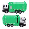 Garbage Truck Toy, 1:50 Pull Back Alloy Waste Management Recycling
