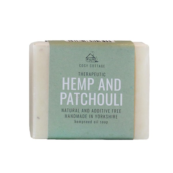 Cosy Cottage Therapeutic Hempseed & Patchouli Oil Soap Bar -