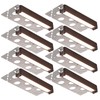 LEONLITE 8-Pack 7 Inch LED Hardscape Lighting, Update Retaining Wall