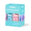 ZOKU Cotton Candy Sugar Set, Includes 16 oz. Blue Raspberry