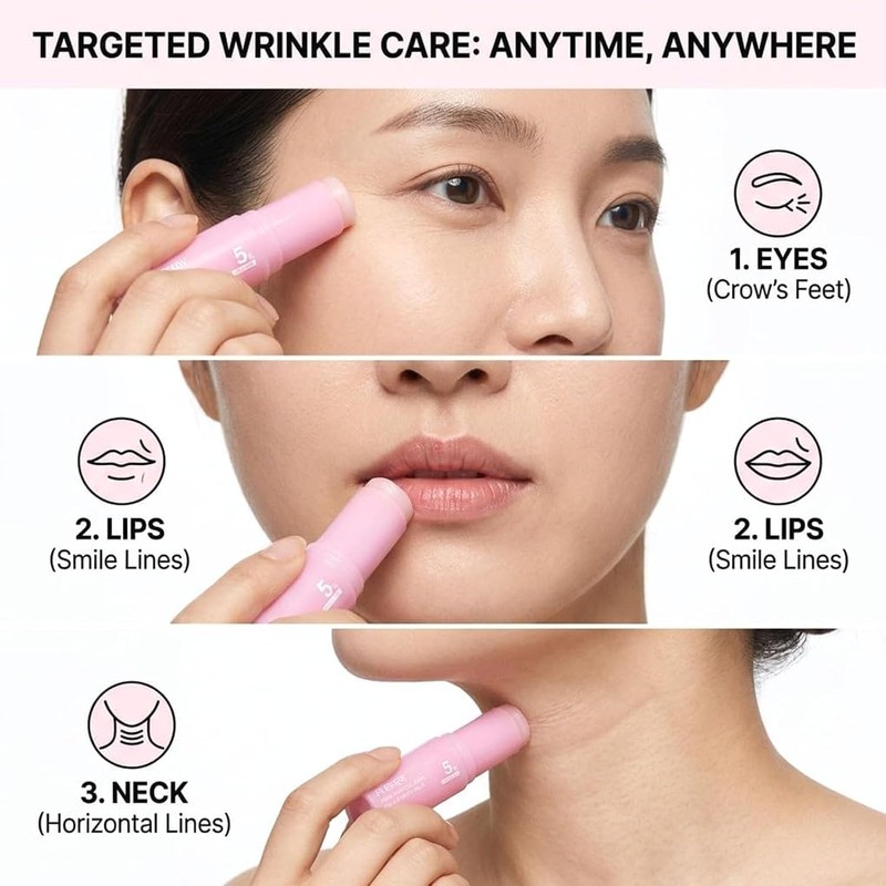 Bálsamo Facial Anti-Arrugas con Colágeno Rosa y PDRN 2 Piezas