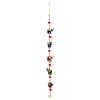 Door Hanging Decorative Five Hand Painted Elephant Stringed Together with