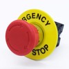 mxuteuk 1NC 1NO 22mm Emergency Stop Push Button Switch Red