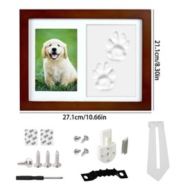 Jicyor Paw Print Set Dog Memorial Frame Paw Print Set Dog and Cat Paw Print Set Cat Owner