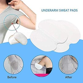 Sonew Underarm Sweat Pads, Disposable Cotton Armpit Sweat Absorbent Pads Unisex T-shirt Garment Perspiration Guards(80pcs)