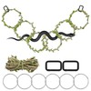 1+1 Big Snake Enrichment Rings for Ball Python, Climbing Toys