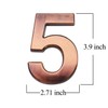 3.9 Inch House Numbers- ABS Engineering Plastics - 1 Pc