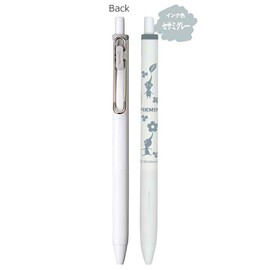 Pikmin Uni-Ball One (6) White Pikmin (Ink Color: Sesame Gray)