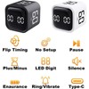 Multifunctional Cube Timer, 1 Count USB Rechargeable Digital Countdown Study
