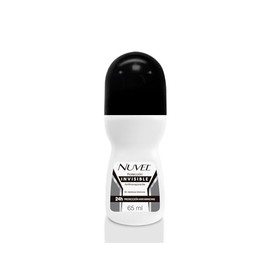 Nuvel Desodorante Para Hombre Anti manchas Protección Invisible en Roll On 65 ml, Antitraspirante 24 horas, anti irritación, mal olor y residuos.