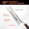 JORGENSEN 10" Dovetail Reversible Saw, Professional Cutting Jamb Saw, 13TPI