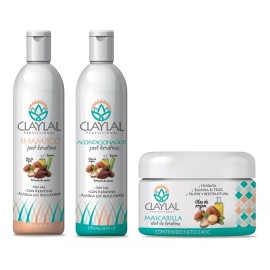 Claylal Profesional  Post Keratina Claylal Profesional Tratamiento Keratina antifrizz - 3 packs de 1 unidad 740g