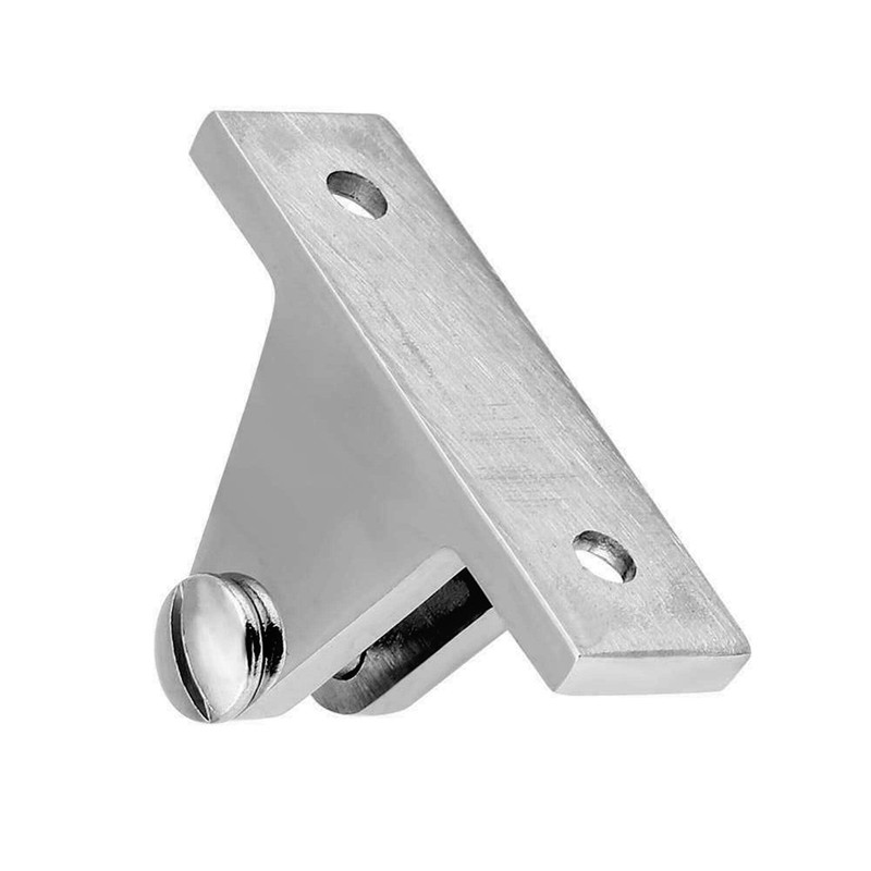 90°Stainless Steel 316 Deck Hinge Bimini Side Deck Mount Fitting