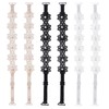 obmwang 3 Pairs Women's Bra Straps Lace Flower Elastic Adjustable