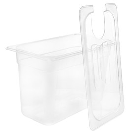 Hemoton 6L Sous Vide Container with Lid Food Storage Container Sleeve Slow Cooker Box Storage Case for Home Kitchen Transparent