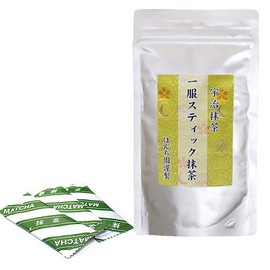 Uji Matcha Cold Chazuke Convenient Small Portion Type Ippu Stick Matcha 0.07 oz (2 g) x 10 Bottles / La / M