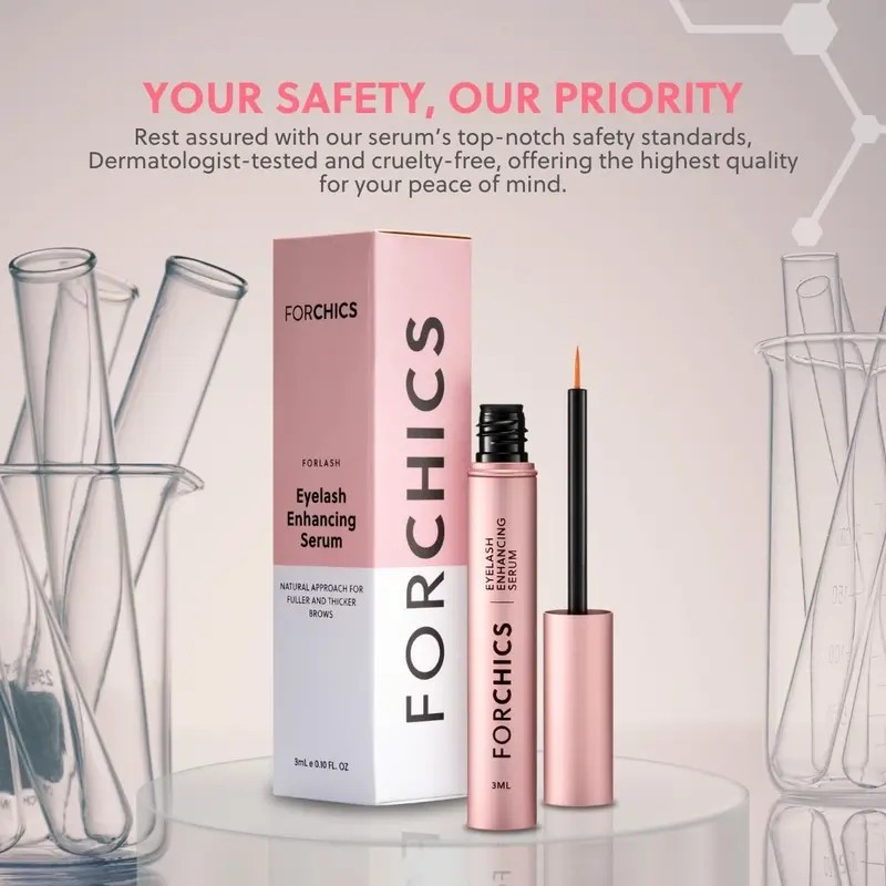Eyelash Enhancing Serum 3ML, Peptide & Botanical Formula for Thicker,