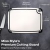 Composite Wood Cutting Board Small – BPA-Free Non-Porous Dishwasher Safe