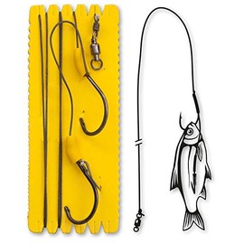 Black Cat, 6/0 Bouy and Boat Ghost Single Hook Rig L 100 kg 1 Piece 1.40 m L