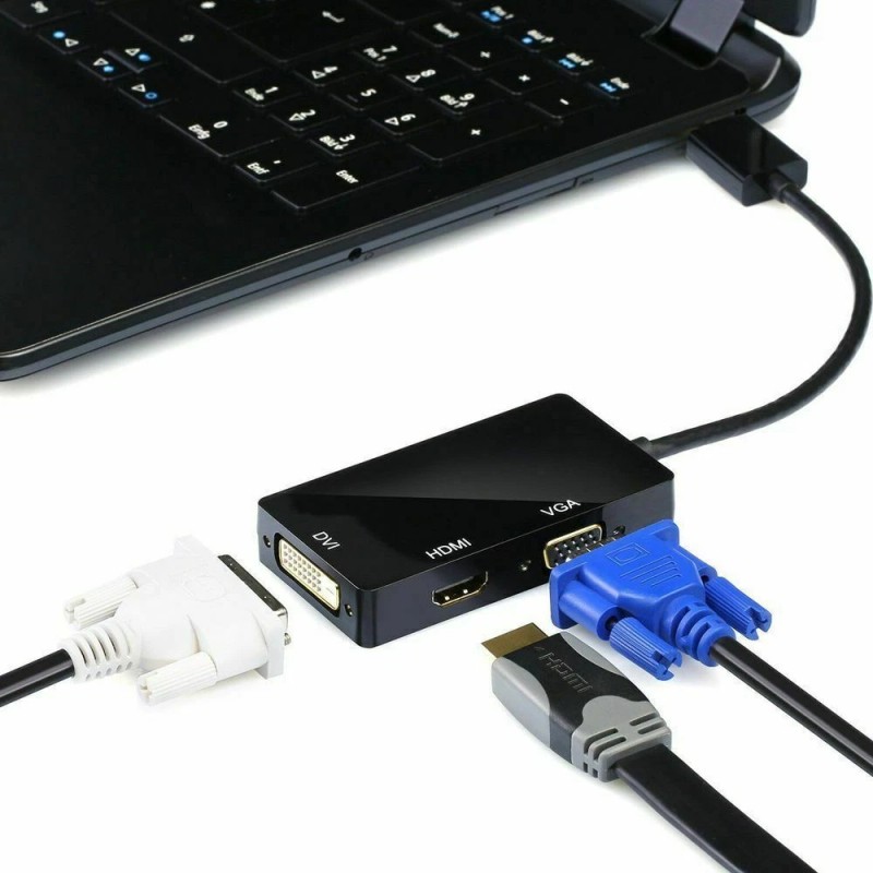 Unbranded/Generic Thunderbolt/Mi - MINI DP to HDMI Black