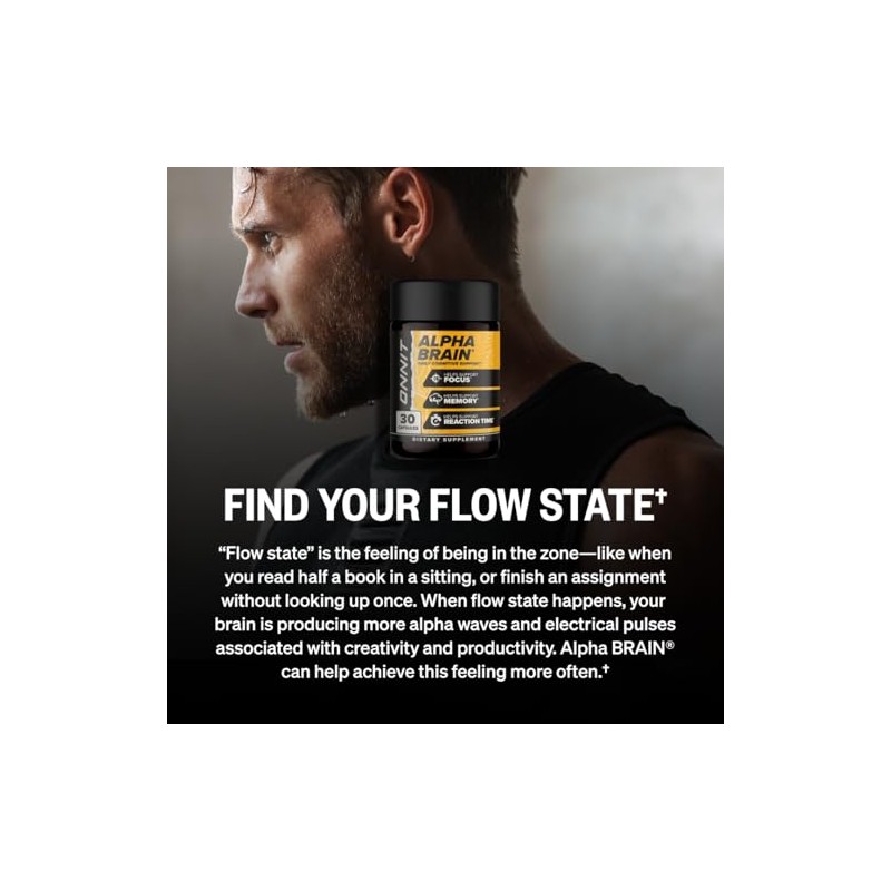 ONNIT Alpha Brain (60 unidades) - Suplemento nootrópico premium para
