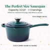 Larder & Vine Enameled Cast Iron Saucepan | 2.2 qt