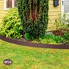 5pcs Steel Lawn Edging,4x39inch Garden Edging Border Metal Landscape Edging