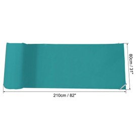 PATIKIL 31x82 Inch Sleeping Bag Liner, Soft Lightweight Travel Camping Sheet Sleep Sack Compact Sleep Bag with Carry Bag for Adults Camping Travel Hotel, Pacific Blue