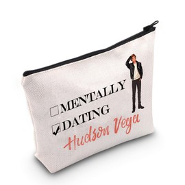 G2TUP Hudson Vega Makeup Bag Hudson Vega Gifts Crave Series Book Gifts Katmere Academy Gifts Fantasy Reader Zipper Pouch (Vega)