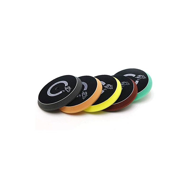 AnViele North Wolf Tapered Type Urethane Polishing Pads (5-Color Set)