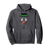 Snow Man Costume Winter Christmas Carrot Hat Art Pullover Hoodie