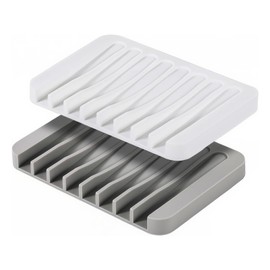 Asltw 2 PCS Soap Holder, Self Draining Soap Dishes, Premium Silicone Soap Holder, Bathroom, Kitchen, Sponges, Keep Soaps Bars Dry Clean, Extend Life Easy Clean Non - Slip Design