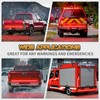 XRIDONSEN 48 inch Truck Red Tailgate Emergency Lights Strip Rear