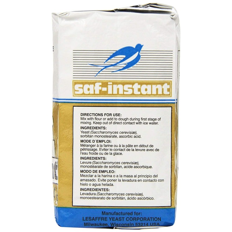 SAF LeSaffre Instant Yeast, yTpoVo Gold, 4 Pound