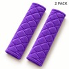 Plush Seat Belt Shoulder Pads for Car Travel – Soft