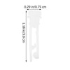 Angoily 20PCS Vertical Blind Stem Replacement, Vertical Blind Carrier Stems,