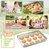 CEKEE 4 Pack Baking Pans Set, Nonstick Stainless Steel Cookie