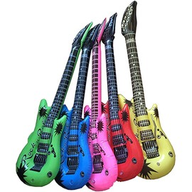 Mr. Gadget's Solutions Inflatable Children Blow Up Toys For Kids Party - Guitar