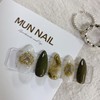 MunNail Heart Brooch Nail Tip - Round / MunNail 하트브로치
