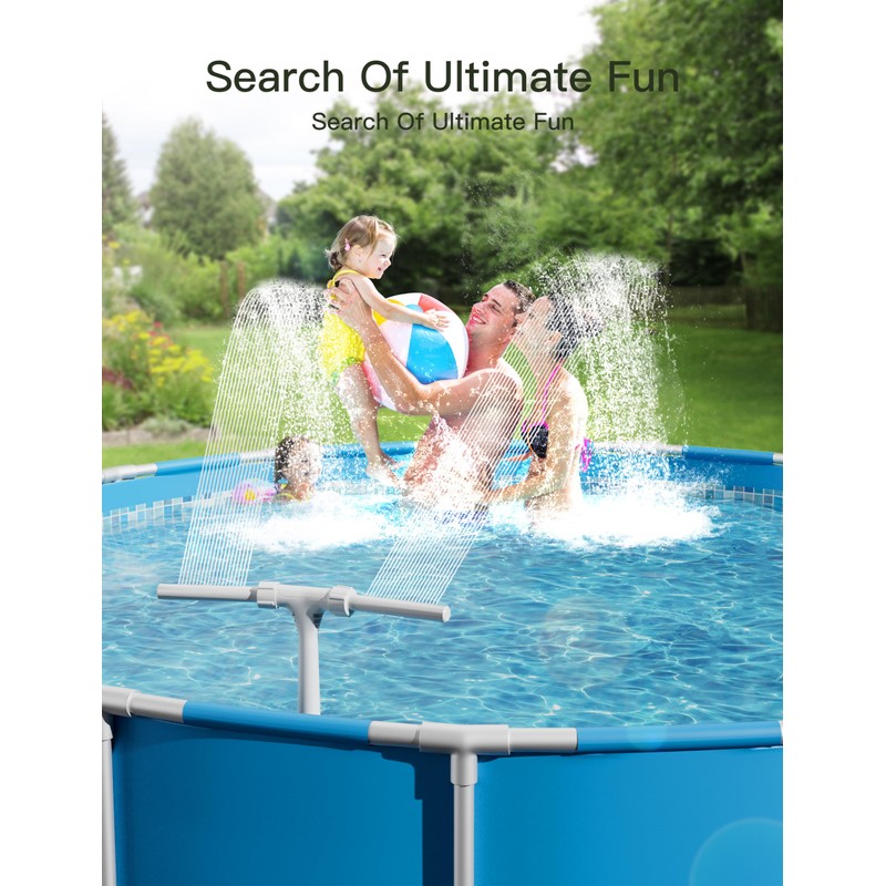 2025 Height Upgrade Pool Fountain for Above Ground/Inground Pools with