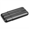 Carbon Fiber Cigar Case Humidors 3 Tubes Cigar Holder Storage