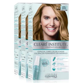 Clinuance Permanent Colouration without Ammonia, Sensitive Hair, 6.3 Golden Blonde Dark, 170 ml (x3)